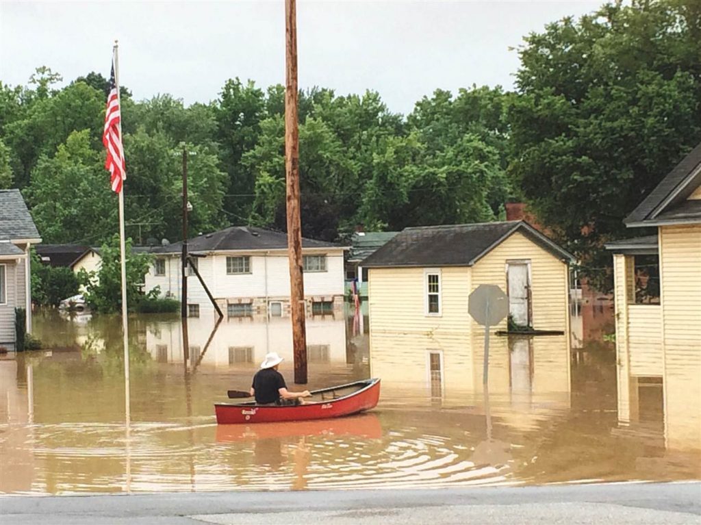 More Flooding in Elkview, West Virginia on June 24, 2016 by Caleb Smith