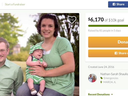 A GoFundMe page set up to help a West Virginia family with ties to the Upstate - Photo by GoFundMe 7-1-2016