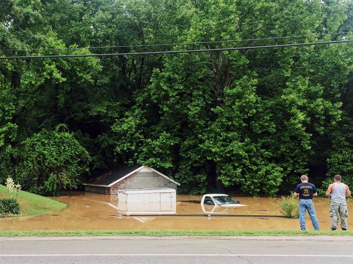 Flooding in Elkview, West Virginia on June 24, 2016 by Caleb Smith