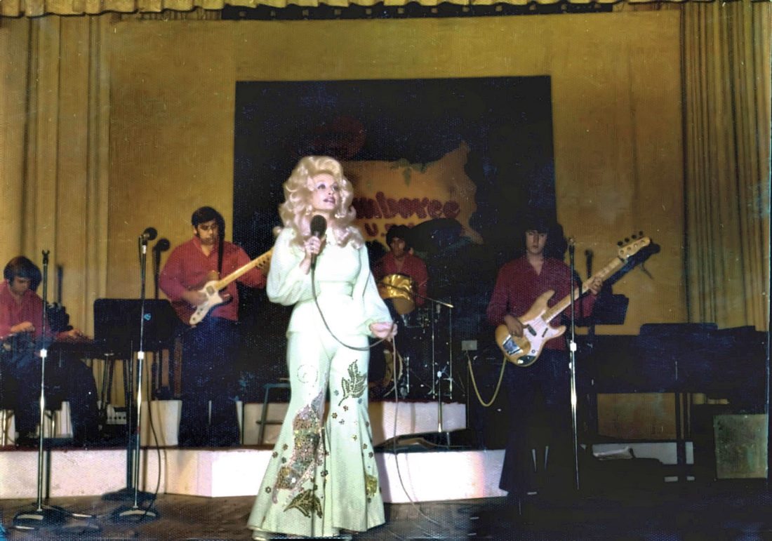 Dolly Parton performs at the Jamboree USA in Wheeling in 1976.