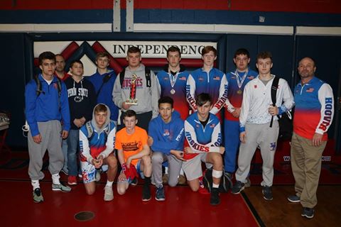 Herbert Hoover Huskies Wrestling Places 3rd in Regional Tournament