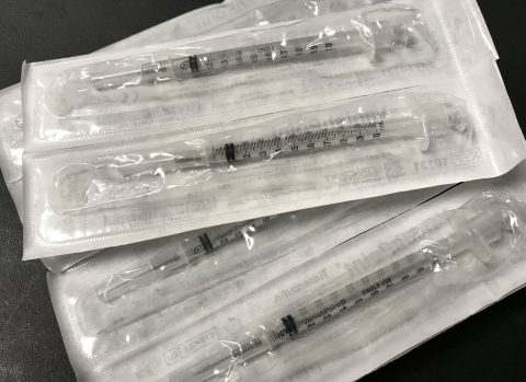 New retractable needles West Virginia Health Right is giving out as a part of its harm reduction program by Kenny Kemp Gazette-Mail