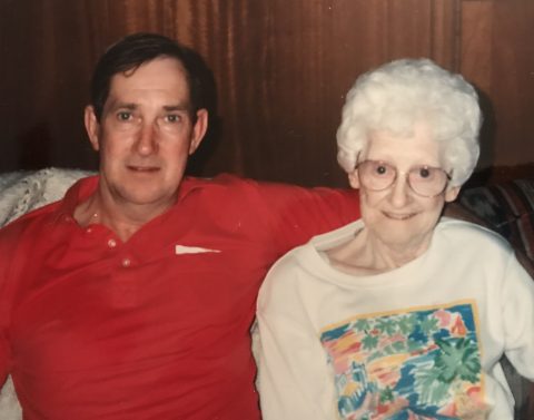 Hoyt Newman and mother Geraldine "Jerry" Davis